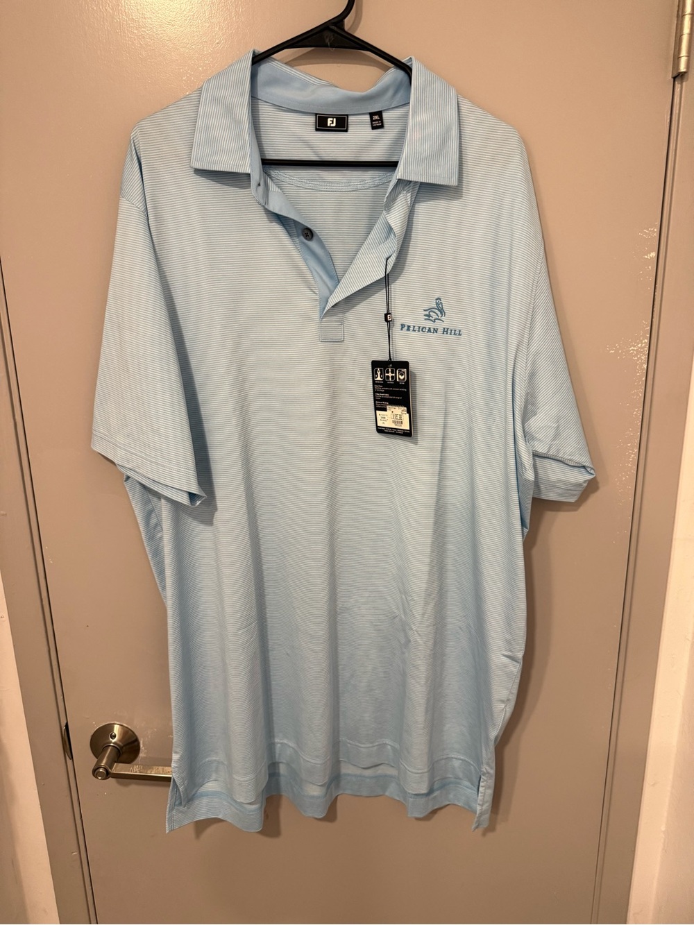 Men’s Light Blue Performance Polo Shirt